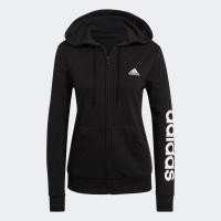 ราคา adidas Lifestyle Essentials Logo Full Zip Hoodie Women Black GL0791 (22439895466)