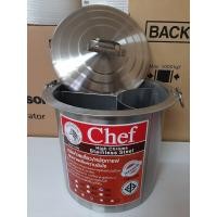 ราคา หม้อก๋วยเตี๋ยว Chef ตราหัวม้าลาย ขนาด 36 ซม 3 ช่องโค้ง หม้อก๋วยเตี๋ยวหัวม้าลาย 1 ชิ้น (4247914894)