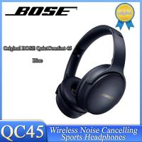 ราคา Bose เงียบสะดวกสบายดั้งเดิมหูฟังเน้นเสียงเบสบลูทูธไร้สายลดเสียงรบกวน45หูฟังหูฟังสวมศีรษะพร้อมไมโครโฟนช่วยฟังเสียงแบตเตอรี่อายุการใช้งานยาวนาน QC45 (22041673459)
