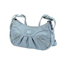 ราคา Playboy รุ่น Rocky Bag กระเป๋าสะพายข้างผู้หญิง รหัสST B243PB584 ดีไซน์ทรงBaguette Bags แต่งอะไหล่เข็มขัด สายสะพายปรับได้หลายระดับ 2สี Jeans Blueและ Metal Black (23191469373)