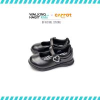 ราคา Walking Habit Kids x MoonStar Carrot รองเท้านักเรียนเด็กผู้หญิง รุ่น CR C2093 in Black Smooth (20696256822)