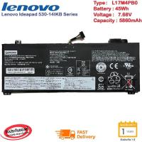 ราคา ส่งฟรี ประกัน 1 ปี Lenovo แบตเตอรี่ Battery Notebook Lenovo Yoga 530 14IKB 530s 14IKB 530s 15IKB Series L17M4PB0 ของแท้ (16296494507)