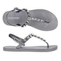 ราคา Holster Stargazer Pewter HST291PE รองเท้าส้นแบนแบบรัดส้น (7204062519)