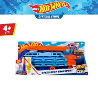 ราคา Hot Wheels City Speed Drop Transport Hauler ฮอตวีลซิตี้ ชุดรถบรรทุกรถพร้อมรางดิ่ง HDY92 CH (18498982758)