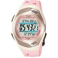 ราคา CASIO STR 300J 4JH PHYS Round Watch Pink Resin Digital Quartz Battery Life 10 years Synthetic (23264038038)