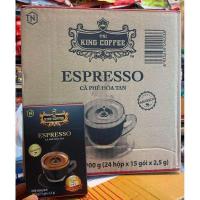 ราคา กาแฟดำ King Coffee Espresso 2 1 1ลัง มี 24 กล่อง (22574855439)
