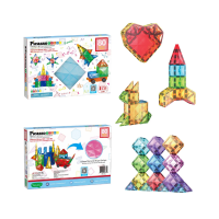 ราคา PicassoTiles 80 Pc Magnetic Building Block Set w Car (22885181697)