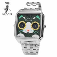 ราคา นาฬิกาข้อมือ กันน้ำ กองทัพแมวบุกกกกก นาฬิกาสำหรับนุดเลี้ยงเมี๊ยวว นาฬิกาทาสแมว แฟชั่น มีใบประกัน 1 ปี ศูนย์แท้ แบรนด์ paris polo club PPC 220902L (22042772548)