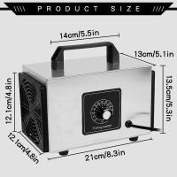 ราคา COD เครื่องอบโอโซน Ozone generator สำหรับฆ่าเชื้อ ความเข้มข้นสูง 60g hours โอโซน เครื่องผลิตโอโซน ฟอกอากาศ แบคทีเรีย (23204444073)