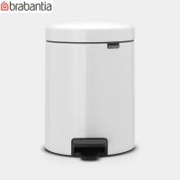 ราคา Brabantia ถังขยะ สแตนเลสแบบเหยียบ 5ลิตร รุ่น Pedal bin New Icon 5L white (110430485)