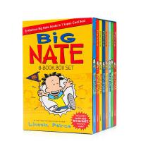 ราคา English original genuine big Nate 1 8 boxed big Nate 8 book box set our class has a troublemaker comic story set childrens Chapter Bridge Book Little fart child diary recommended by the author (123454