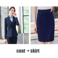 ราคา PIJU เสื้อเบลเซอร์และกางเกงหรือกระโปรงแขนยาวสีดำสูทมืออาชีพสำหรับผู้หญิงเซ็ต2ชิ้นชุดสำนักงานผู้หญิงแจ็คเก็ตและเซ็ทชุดนอนเด็กการสวมใส่ที่มีคุณภาพสูงมีกระเป๋าสีเทาชุดสูททางการหรูหรา (22207956078)