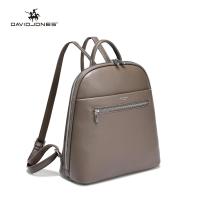 ราคา David Jones กระเป๋าสะพายหลังหนังแท้ของผู้หญิง MODE Korea เทรนด์ความจุขนาดใหญ่ลำลองหรูหราเรียบง่ายกระเป๋าสะพายไหล่โรงเรียนท่องเที่ยว (22753921013)