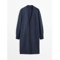 ราคา เสื้อคาร์ดิแกนยาวสำหรับผู้หญิง Massimo DuttiMassimo Dutti 05658560482ฤดูใบไม้ร่วง2024ใหม่ใส่สบาย5658560 (22537127846)