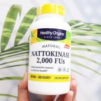ราคา นัตโตะไคเนส Nattokinase 2000 FUs 100 mg 180 Vcaps Healthy Origins ถั่วเหลืองหมักนัตโตะ (8842984106)