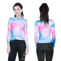 ราคา ซิปเต็มเสื้อเจอร์ซีย์นักปั่นระบายอากาศของผู้หญิง INBIKE เสื้อเจอร์ซีย์นักปั่นมืออาชีพบางเฉียบแขนยาวเสื้อเจอร์ซีย์นักปั่นฤดูร้อน (21688779966)