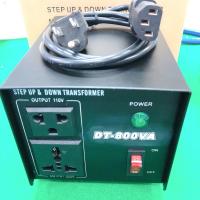 ราคา หม้อแปลงไฟจาก 220V เป็น 110V 110Vเป็น220Vในตัวเดียวกัน ปรับได้ ขนาด 800วัตต์ (4601638742)