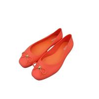 ราคา รองเท้า Melissa สำหรับผู้หญิง2023ขาตั้งกล้องรองเท้ารองเท้าบัลเล่ต์ไม่มีส้นเจลลี่หัวเหลี่ยมสไตล์เรียบง่ายและสง่างามสำหรับเด็กผู้หญิง (20202929714)