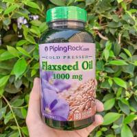 ราคา น้ำมันเมล็ดแฟลกซ์ Flaxseed Oil 1000 mg 180 Softgels PipingRock Piping Rock (1667602658)