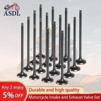 ราคา ASDL วาล์วไอดีอะไหล่เครื่องมอเตอร์ไซต์16ชิ้นและวาล์วไอเสียตั้งค่าสำหรับยามาฮ่า XJR400R XJR400 (23144536935)