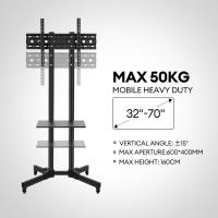 ราคา ขาตั้งทีวี ขาแขวน tv ติดผนัง ขาแขวนทีวี ขาแขวนทีวีตั้งพื้น 32 70นิ้ว สีขาวและสีดำ หมุนได้ ขาทีวีตั้งพื้น แบบเหล็ก มีล้อเลื่อน (22783570390)