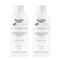 ราคา Eucerin Omega Soothing Lotion ยูเซอรีน โอเมก้า ซูทติ้ง โลชั่น 250ml 2ขวด (21249063360)
