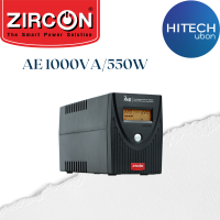 ราคา ประกัน 2ปี ZIRCON AE 1000VA 550W เครื่องสำรองไฟ 1000VA 550วัต HITEC Hubon (19393861464)