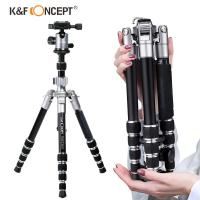 ราคา K F Concept Tripod KF09 045 TM2235 II Silver Aluminium Alloy ขาตั้งกล้องปรับ Monopod ได้ (7434550411)