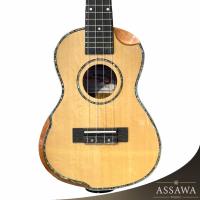 ราคา Overspeed Top Solid Concert 24 นิ้ว รุ่น TS อูคูเลเล่ Ukulele ไม้ท๊อปโซลิต OS 24 TS N (17114887012)