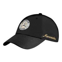 ราคา Mercedes Benz หมวกเบสบอล คลาสสิก สีดำ ประดับคริสตัล Swarovski (4429620340)