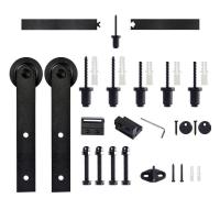 ราคา 4 9FT 6FT 6 6FT 8FT 9 8FT 13 2FT ชุดรางเลื่อนประตูสไลด์ ฟุต รางเลื่อนประตู ประตูบานเลื่อน รางประตูเลื่อน ชุดรางเลื่อน Sliding Barn Door ไม่ขายประตู ฮาร์ดแวร์ประตูยุ้งข้าวเลื่อนลูกกลิ้งรางช (1948920655