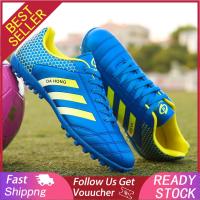 ราคา 32 44 ระบายอากาศแฟชั่นผู้ชายรองเท้าฟุตบอลรองเท้าฟุตบอลหมุดยาวเด็กเด็กรองเท้าฟุตบอลชายการฝึกอบรมฟุตบอลรองเท้าผ้าใบ2024 (5396230021)