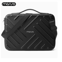 ราคา mosiso ป้องกันเปลือกแข็งแล็ปท็อปแขนกระเป๋าที่มีการจัดการสำหรับ13 14 15 6 17 นิ้วกระเป๋าโน๊ตบุ๊คกันกระแทกกระเป๋าคอมพิวเตอร์ (20074918037)