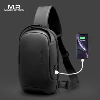 ราคา Mark Rydenกระเป๋าสะพายข้างธุรกิจใหม่สำหรับผู้ชายUSBชาร์จกระเป๋าสะพายMessengerกันน้ำกระเป๋าคาดหน้าอกMR7510 (3712560457)
