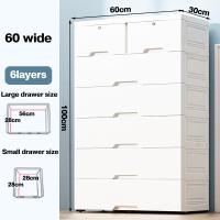 ราคา JDEE 60cm ตู้ลิ้นชักพลาสติก ลิ้นชักพลาสติก เพิ่มหนาตู้ลิ้นชักพลาสติก ความจุขนาดใหญ่ มีล้อเลื่อน (20954909236)