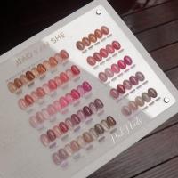ราคา jiao yan she set ไซรัปชมพูน้ำตาล สีเจล เล็บเจล (20917310566)