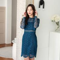 ราคา RMVcollection ชุดเดรสลูกไม้ รุ่น Melissa Crochet Dress สี TEAL GREEN (11207480839)