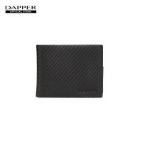 ราคา DAPPER กระเป๋าสตางค์ หนังแท้ Carbon Fiber Billfold Wallet สีดำ (15666149567)