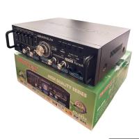 ราคา เครื่องแอมป์ขยายเสียง amplifier ac or dc แอมป์ขยาย ใช้ไฟได้ 2ระบบ DC12V AC220V คุณภาพสูง รุ่น av3332 (22528468322)