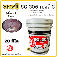 ราคา จารบี ตรา จระเข้ จารบีถัง 20กิโล SG 306 จาระบี จาระบีสีแดง เบอร์3 20kg (13061027034)