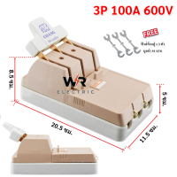 ราคา Chang คัทเอาท์ 3P 100A มาตรฐาน ภายใน ภายนอก อาคาร พร้อมฟิวส์ก้ามปู x 3 ตัว มูลค่า 30 บาท คุณภาพส่งออก (106650362)