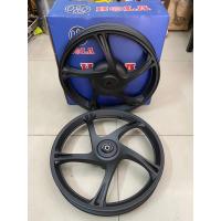 ราคา ล้อแมคmio125i fino125i ดิสหน้า 3รุ สีดำ ราคาขายต่อคุ่ (20905988634)