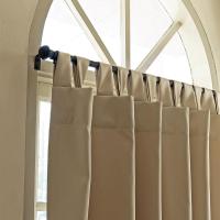 ราคา ผ้าม่านทึบแสง แบบหูกระเช้า Solstice Home ผ้า Dim Out สีพื้น พร้อมสายรวบ สั่งตัดตามขนาด ม่านหน้าต่าง (22094429726)