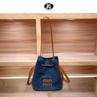 ราคา Kb Princess Barney New Special Interest Design Denim Bucket Bag Fashion New Shoulder Underarm Bag Popular This Year Recommended (22914801005)