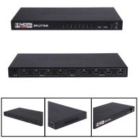 ราคา High Quality 8 Port 1 In 8 Out 1x8 HDMI Splitter Audio Video 1080P For HD HDTV 3D DVD (103136793)