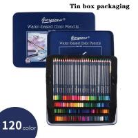 ราคา Rex TT Giorgione Tin box packaging ชุดดินสอสีที่ละลายน้ำได้ 12 36 48 72 120 สีหนาสามเหลี่ยมล็อกเพ้นท์ดินสอสีสำหรับเด็ก บรรจุภัณฑ์กล่องดีบุก (10631610180)