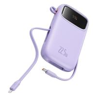 ราคา Baseus QPow2 พาวเวอร์แบงค์ชาร์จเร็วพร้อมจอแสดงผลดิจิทัล 10000mAh 22 5W พร้อมสาย Lightning และ Type C ในตัว (19886341482)