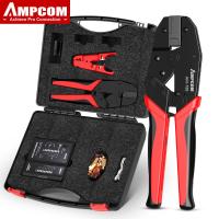 ราคา AMPCOM ชุดเครื่องมือจับ RJ45RJ45 Crimper Lan ทดสอบเครื่องมือสายเคเบิลอีเทอร์เน็ต Stripper เครื่องมือเจาะลง RJ45 RJ11การเชื่อมต่อสายเคเบิล12 In 1ชุดซ่อม (15028109760)