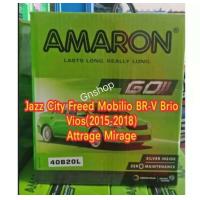 ราคา แบตเตอรี่Amaronรุ่นGO 40B20L ขนาดยาว20 กว้าง13 สูง23 เซนติเมตร (476824901)