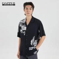 ราคา DAPPER เสื้อฮาวาย Sculpture Print สีดำ (23375420015)